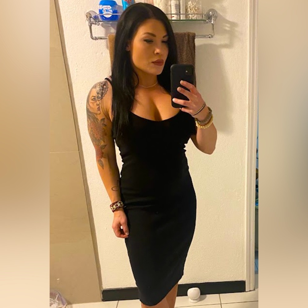 Casual cotton midi dress